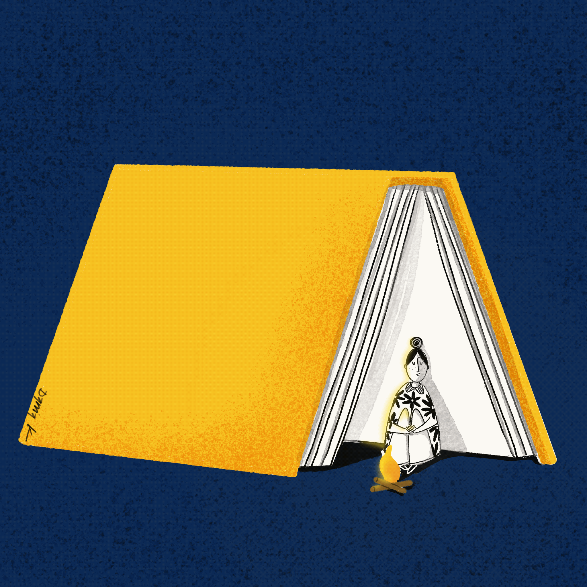 Find refuge in a book